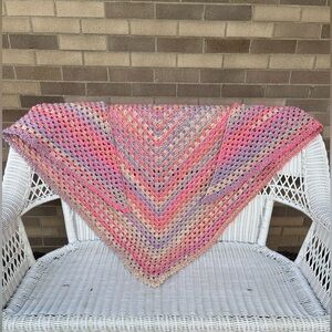Multicolor Crochet Shawl